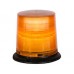 Warning Light, Beacon 12 V Amber, 12 LED  6.625"T – Permanent Mount